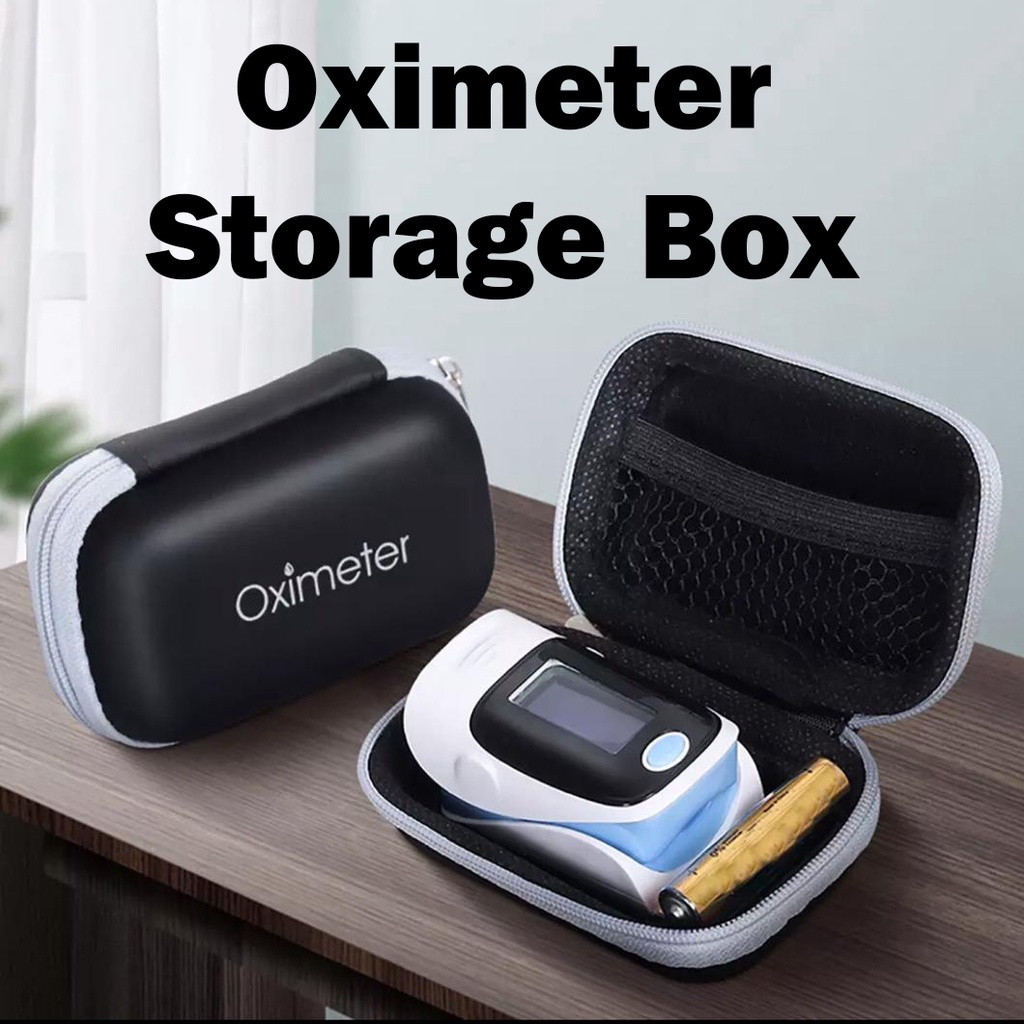 Fingertip Pulse Oximeter Bag Oximeter Storage Bag Protective Box Tool
