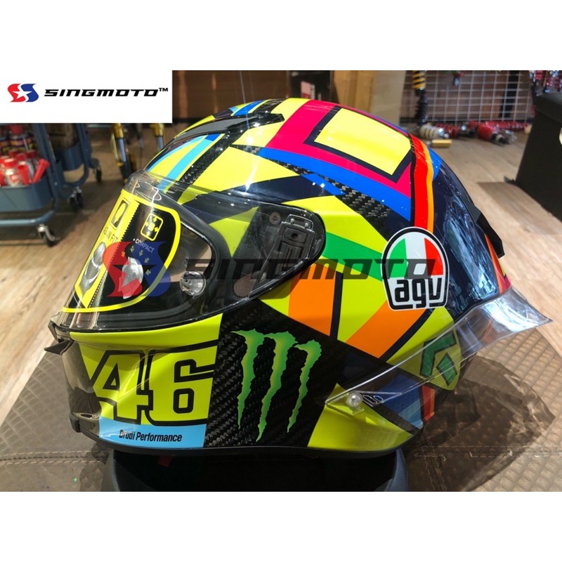 agv pista gp r carbon rossi soleluna 2016 Helmet Style Valentino (VR46) – HM Helmets Uncompromising comfort AGV - K1 S Soleluna