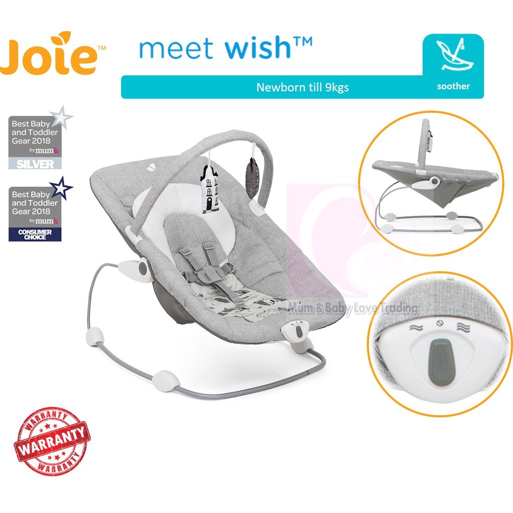 joie wish baby bouncer petite