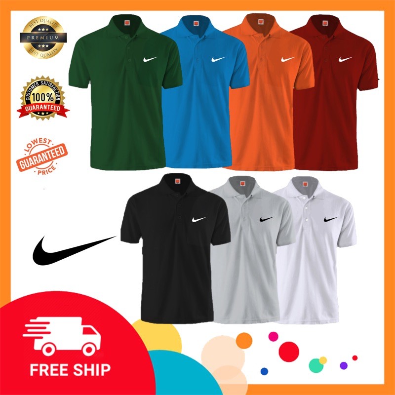 nike collar t shirt