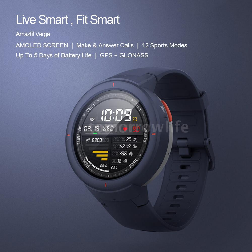 amazfit verge smartwatch by xiaomi