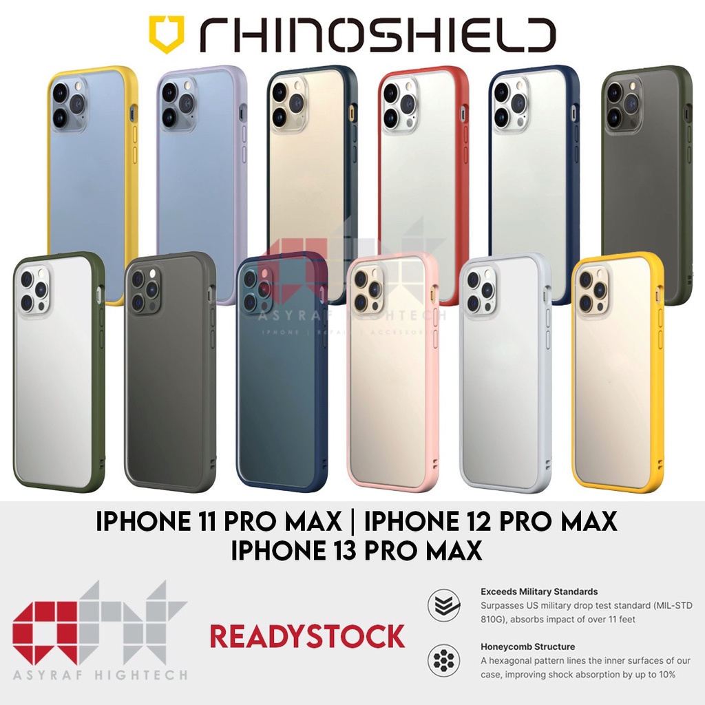 RhinoShield MOD NX™ iP 12/12 Pro/12 Pro Max with Frame, Rim, Button Set and  Backplate [ORIGINAL] | Shopee Malaysia