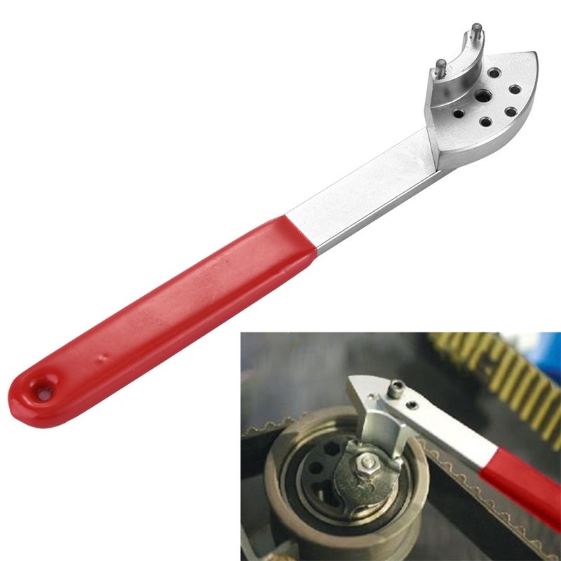 [READY STOCK] Car Engine Timing Belt Tension Tensioning Adjuster Pulley Wrench Garage Tools (Red Color)