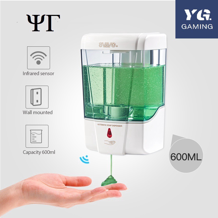 automatic hand soap & sanitizer dispenser