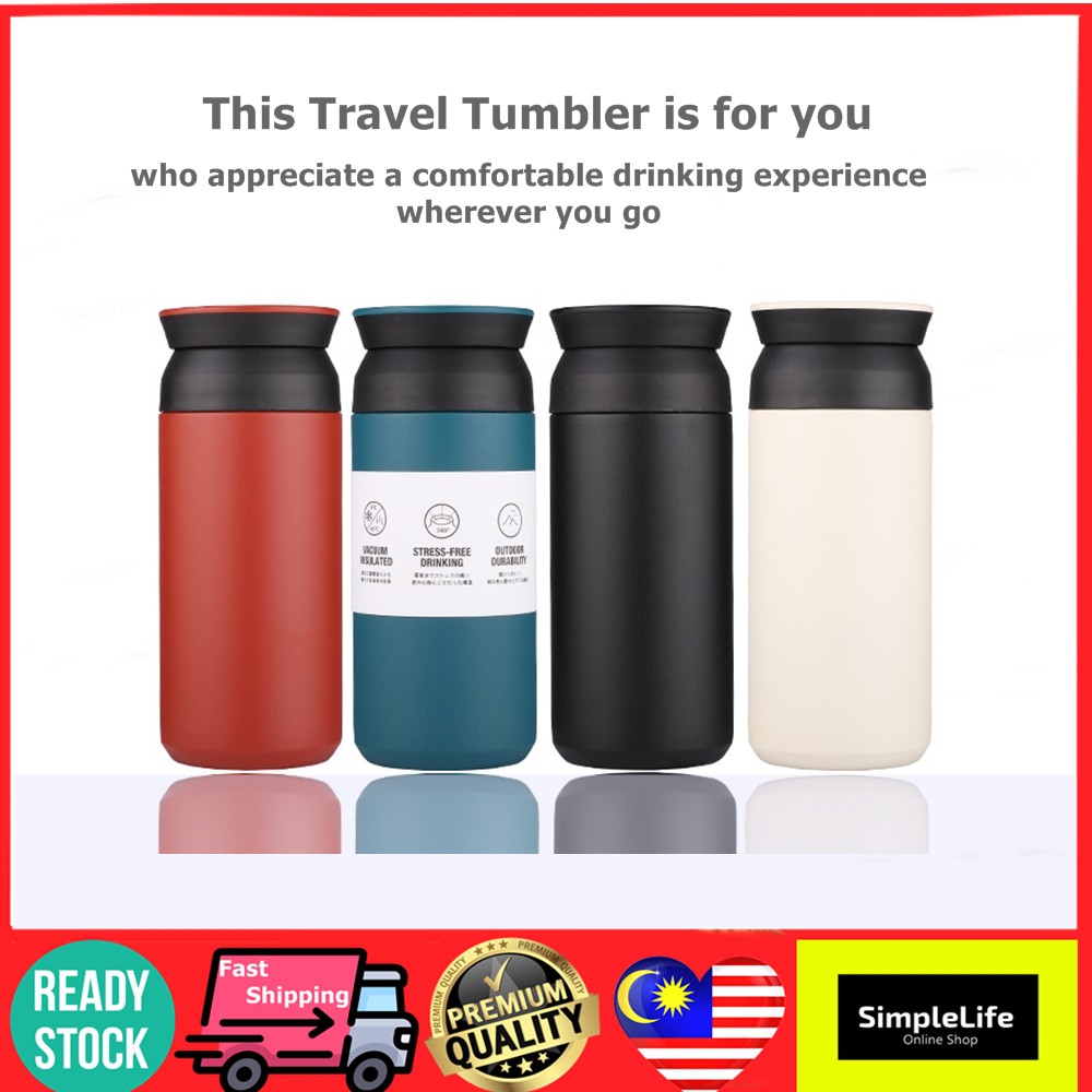Stainless Steel Travel Tumbler 500/400ml Coffee Mug Kinto Inspired