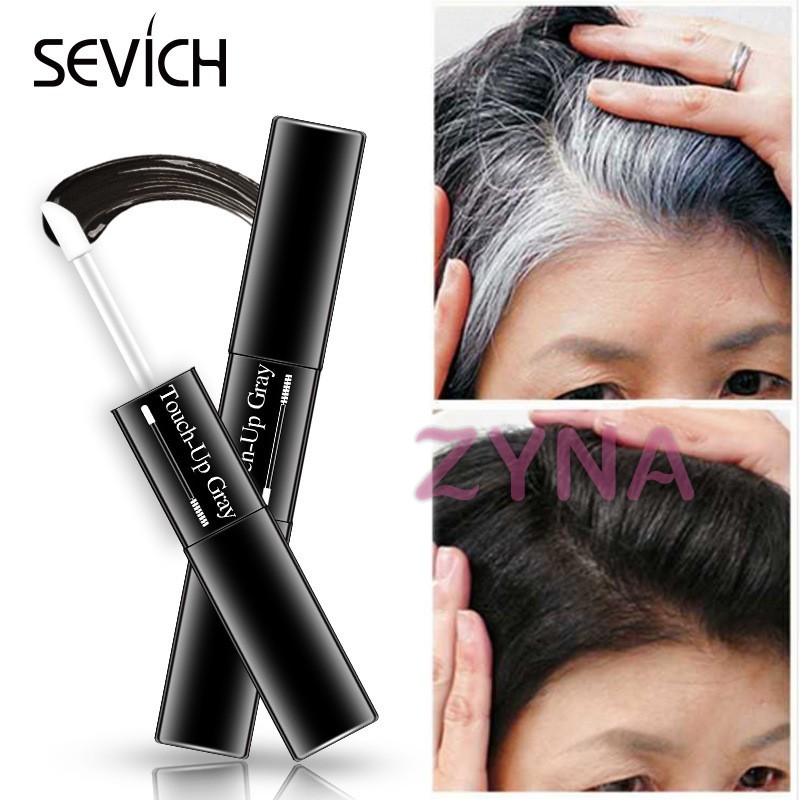 Ready Stock 2 In 1 Instant Hair Dye Gray Root Cover Up White Hair