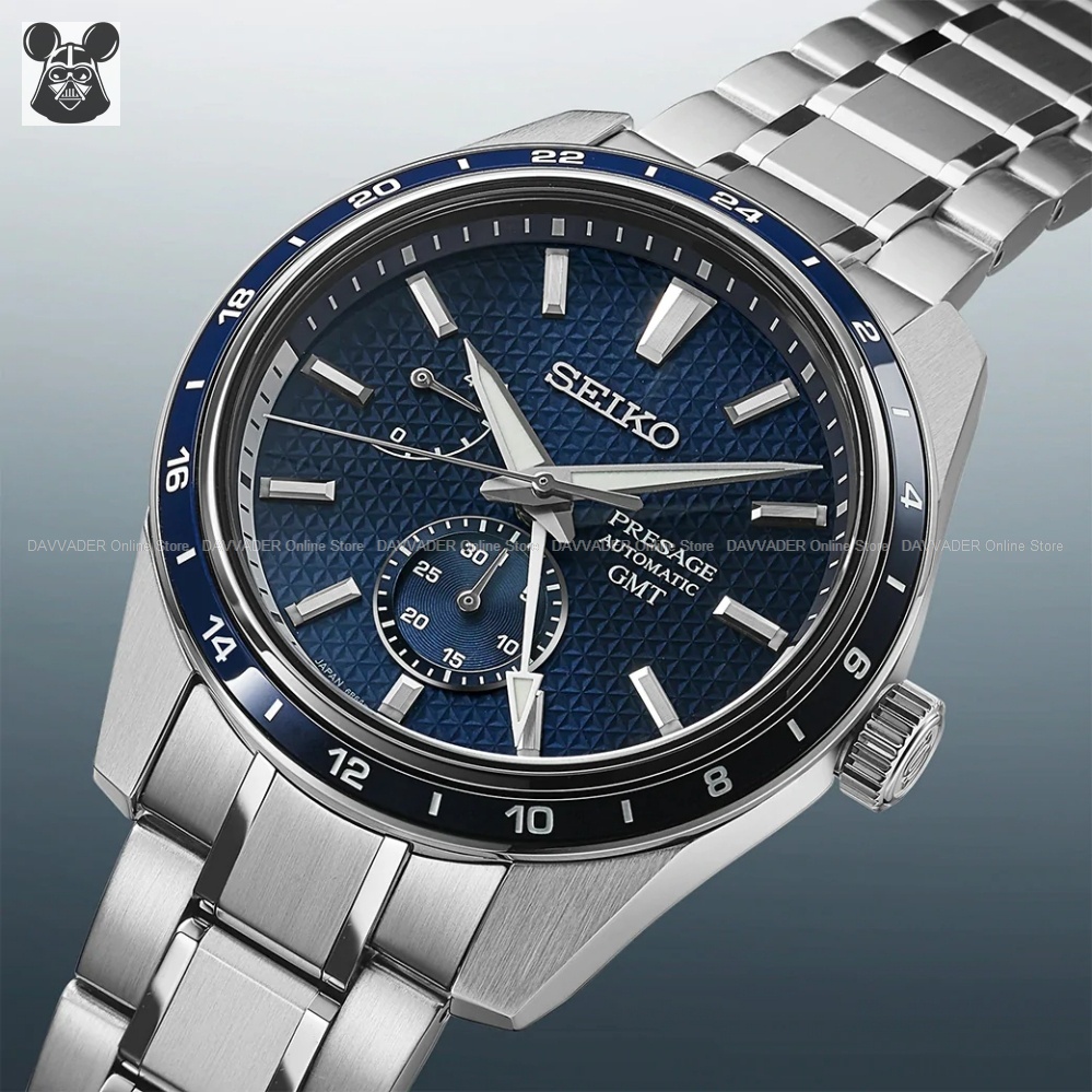 SEIKO SPB303J1 Men's Watch PRESAGE Sharp Edged GMT Automatic Blue Dual  Straps Limited Edition *Original | Shopee Malaysia
