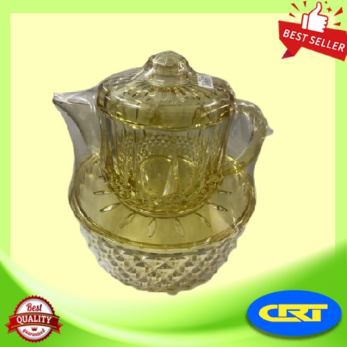 Washing Pot Bekas Basuh Tangan Kristal Crystal Kendi Set Plastic Tempat Basuh Tangan