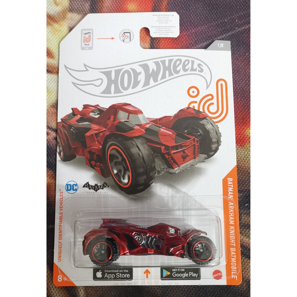 HOTWHEELS ID 2021 CHASE CAR BATMAN ARKHAM KNIGHT BATMOBILE RED + FREE  PROTECTOR | Shopee Malaysia