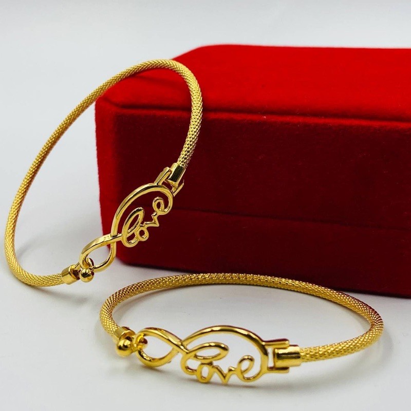 Gelang Emas Infinity Love / Infinity Love Bangle (Emas 916) 52mm/7.80gm