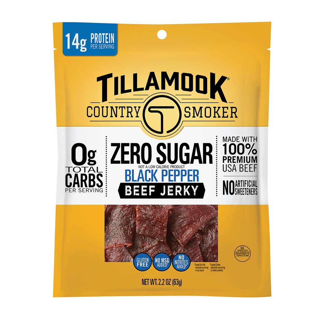 TILLAMOOK Zero Sugar Beef Jerky USA Shopee Malaysia