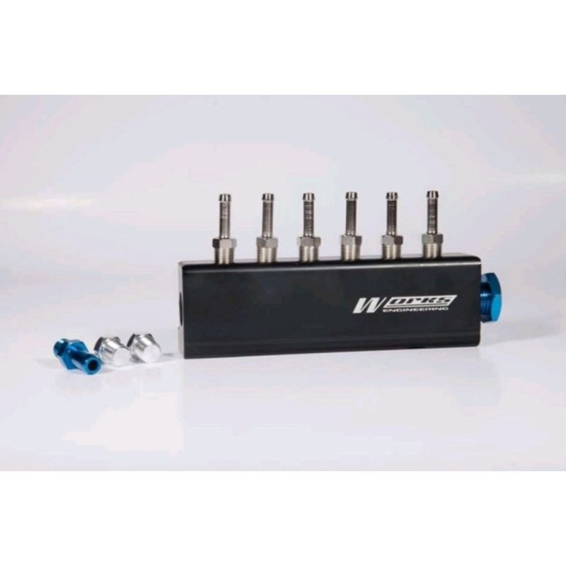 Works Engineering Intake Manifold Vacuum Distribution Block 6 port