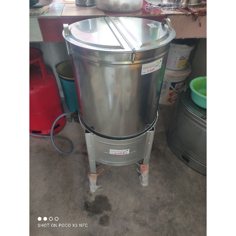 Ready Stock Periuk Masak Air Panas Stainless Steel Tong Sup Air Panas Stainless Steel