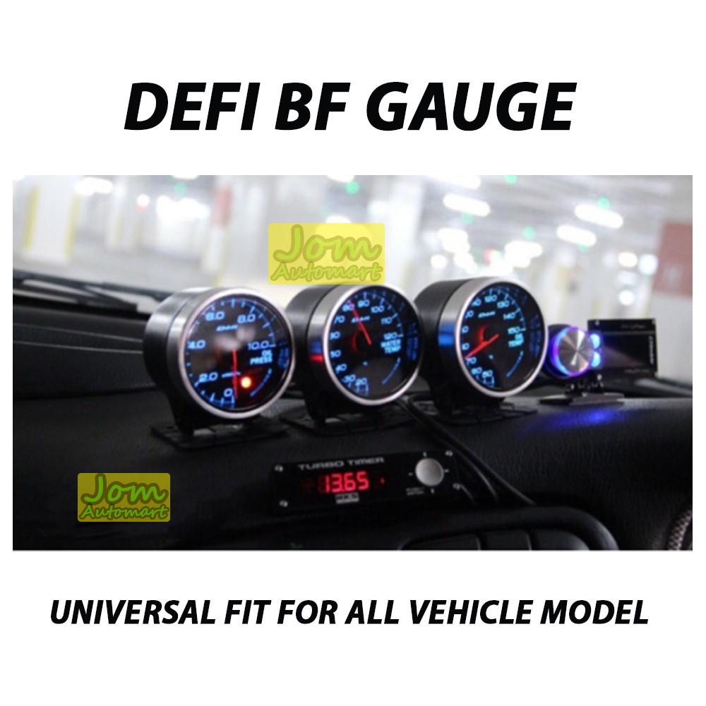 Defi Style Meter BF 2.5 Inch / Defi Gauge 60mm (Red/White Light