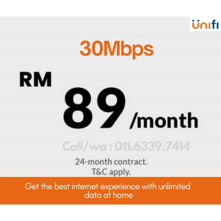 Pendaftaran Unifi Home Plan 300mbps Rm199 Month Pelan Unifi Utk Kediaman Shopee Malaysia
