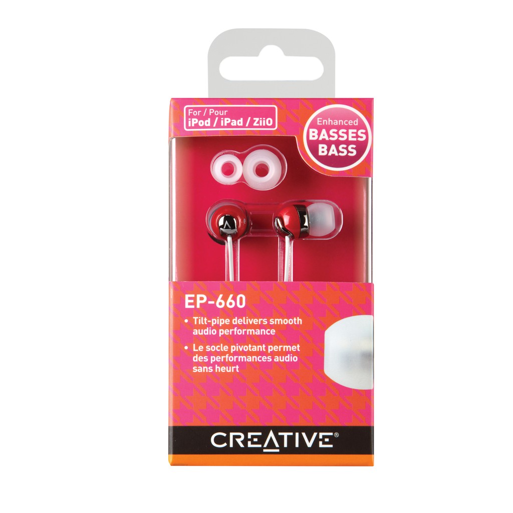 Creative Ep 660 In Ear Earphones Shopee Malaysia