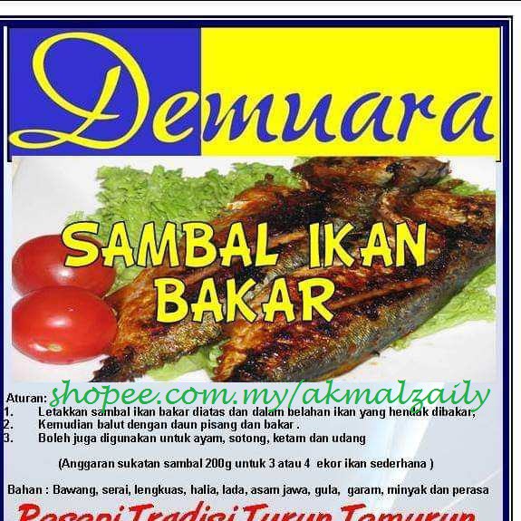 Pes Perencah Homemade De Muara Pes Sambal Ikan Bakar Shopee Malaysia