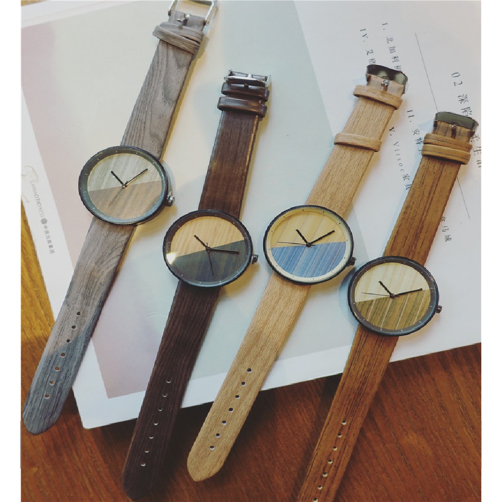 Wooden Watch for Men Women Unisex Quartz Watches Valentine Present Gift DROPSHIP