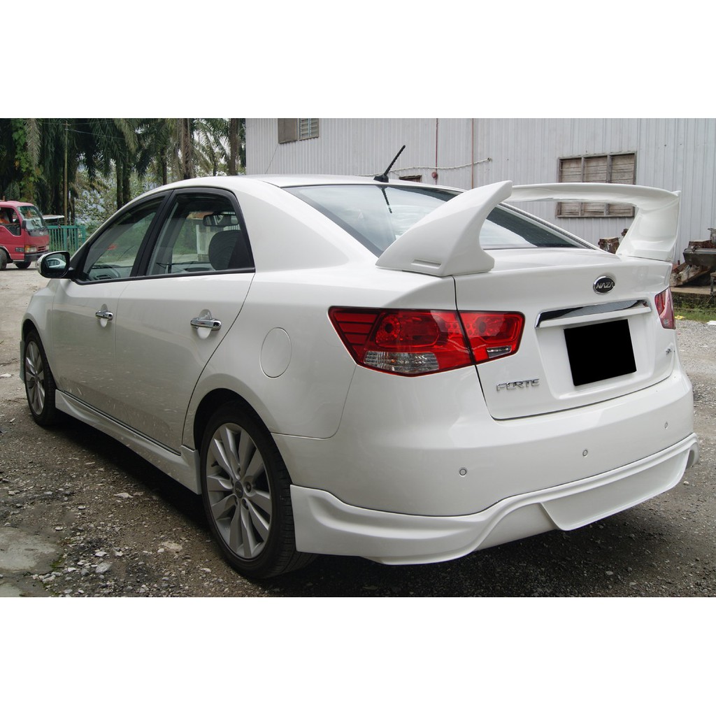 KIA FORTE 2009 2013 ( MUGEN V2 ) SPOILER WITH 2K COLOR PAINT FRP