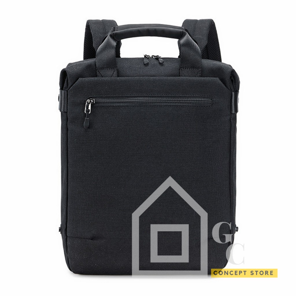 GCS Backpack/totebag for 15" laptop Black/Green Shopee Malaysia