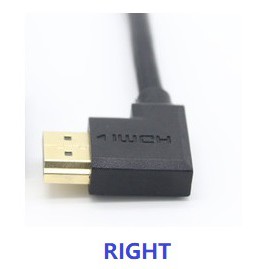 HDMI F to Male HDMI Left Angle Right Bend Extension Cable