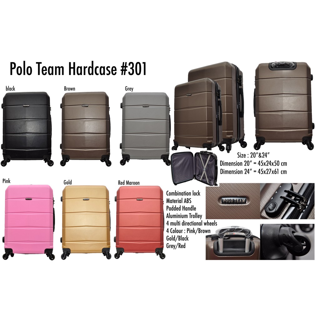 polo team luggage