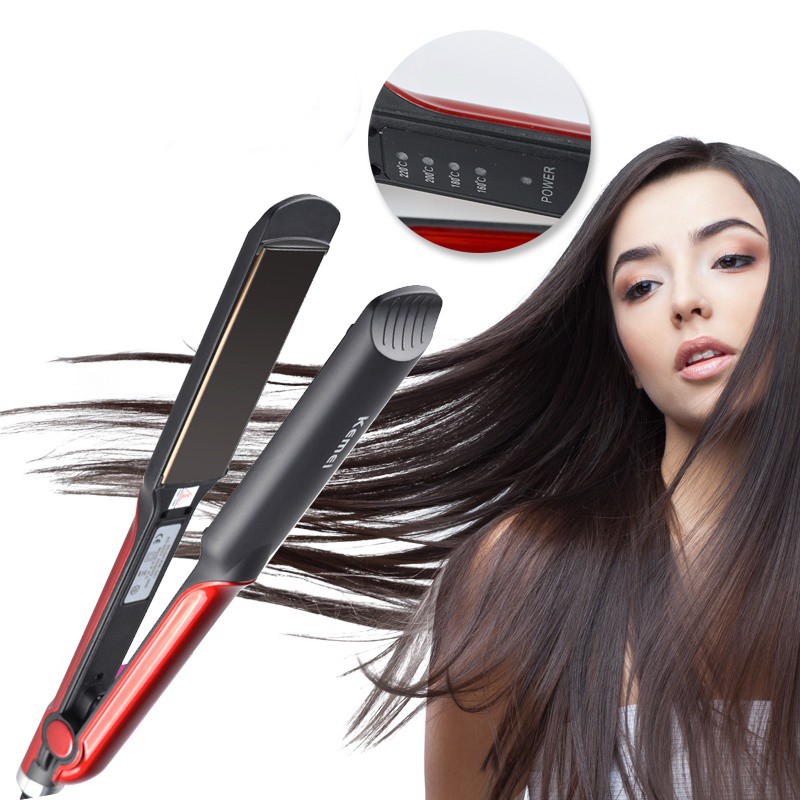 Kemei KM531 Professional Hair Straightener Electric Wet / Dry