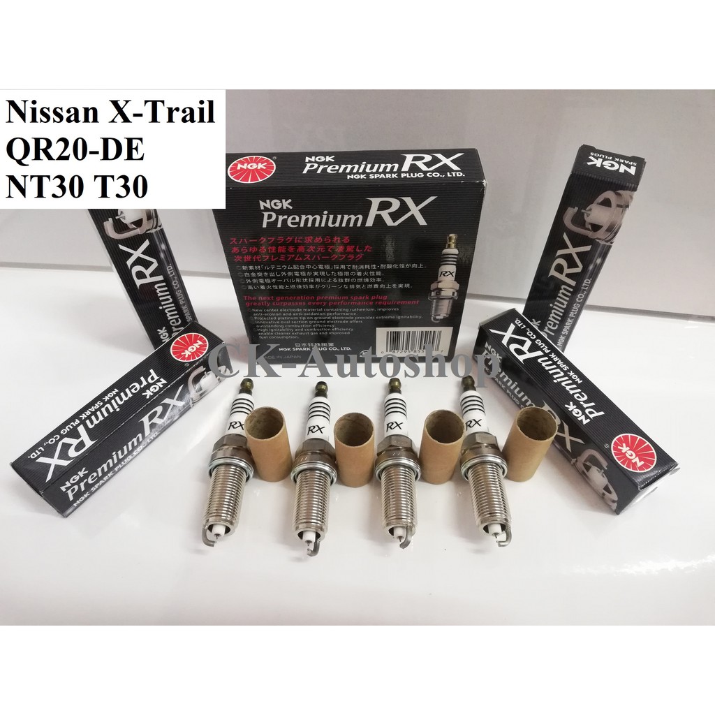 NGK Premium RX Spark Plug 4pcs/set for Nissan XTrail NT30 T30 with