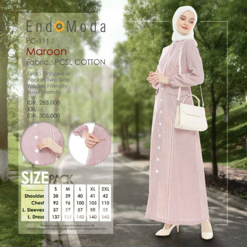 Endomoda Robe Pc 111 Shopee Malaysia