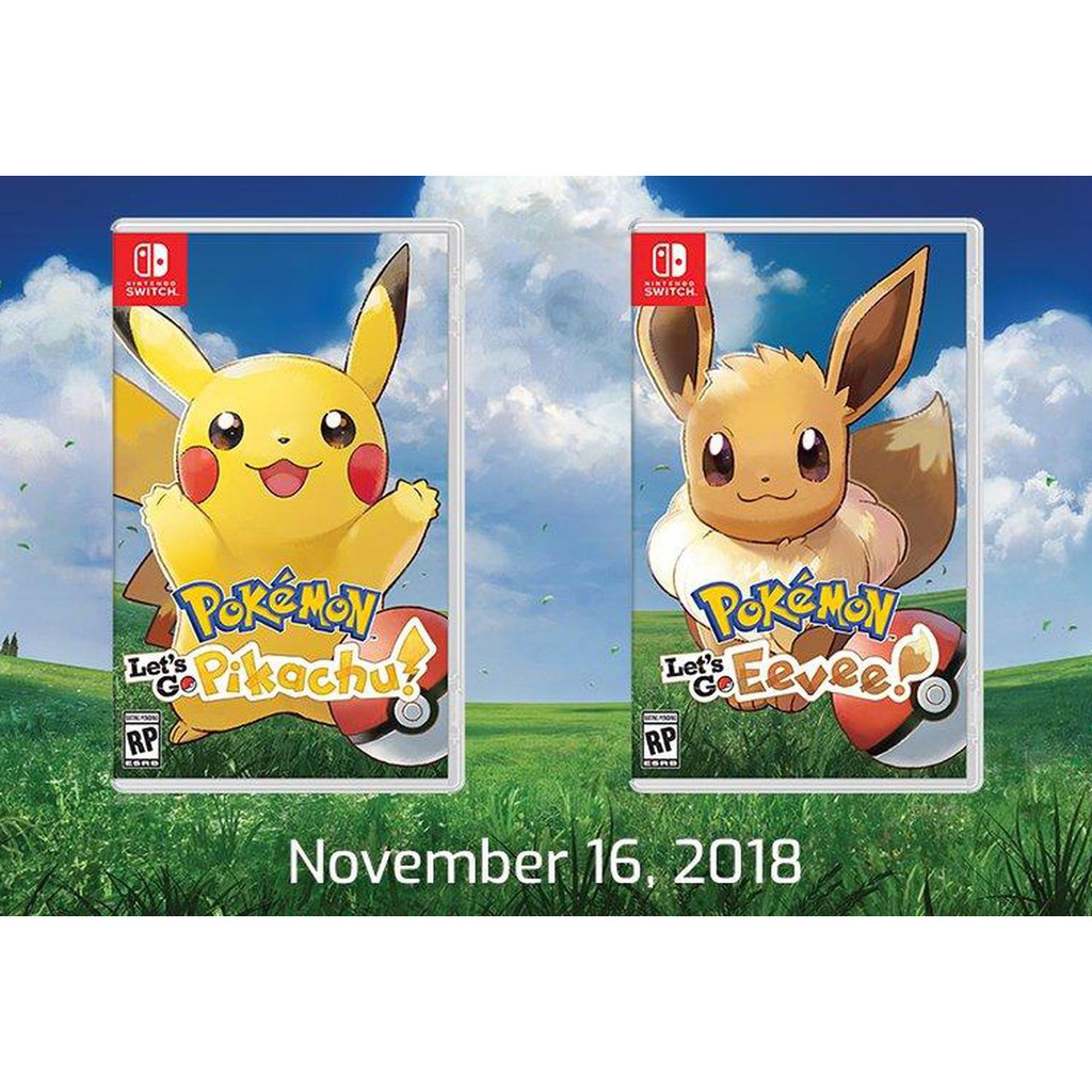 Ns Pokemon Let S Go Pikachu Eevee Nintendo Switch Eng Chi Jap Kor Shopee Malaysia