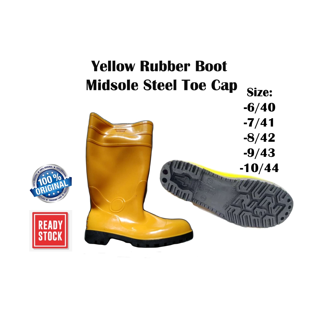 midsole steel toe cap boots