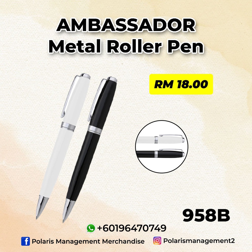 AMBASSADOR - Metal Roller Pen