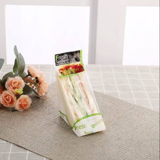 Sandwich Packaging Bag Easy To Tear Plastic Transparent Disposable ...