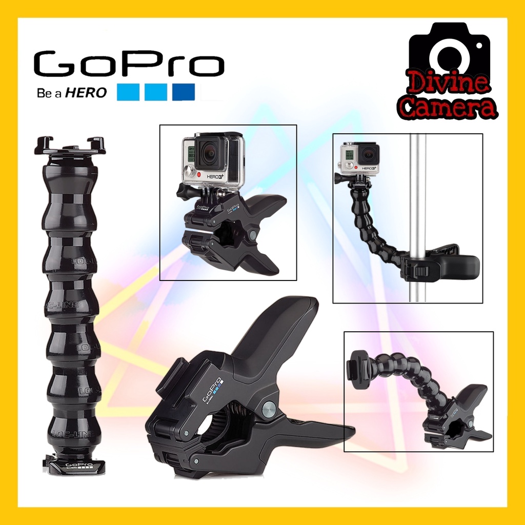 Gopro Jaws Flex Clamp Acmpm 001 Shopee Malaysia