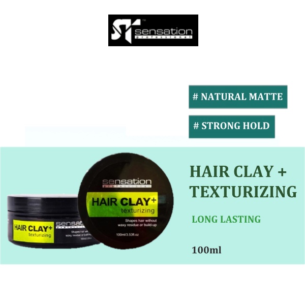 Sensation Professional - Hair Clay + Texturing | 100ML | Hair Wax | Hair  Styling Wax | Shopee Malaysia