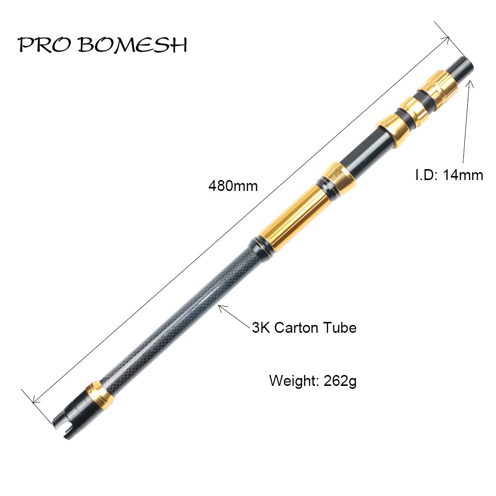PROBOMESH Boat Fishing Rod Handle Kit Aluminum handle Gimbal reel seat