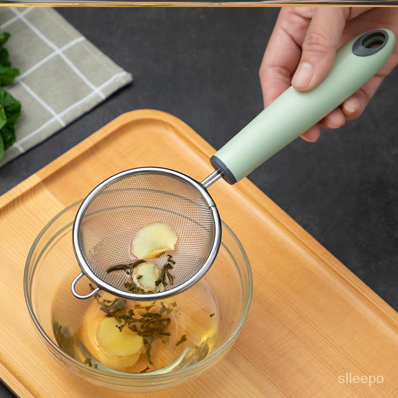 Sieve60Mesh Hot Pot Strainer Spoon Fishbone Strainer Fish Soup Strainer