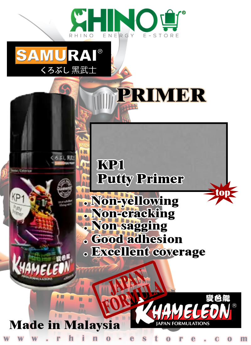 Samurai Spray Paint Kp1 Putty Primer Shopee Malaysia