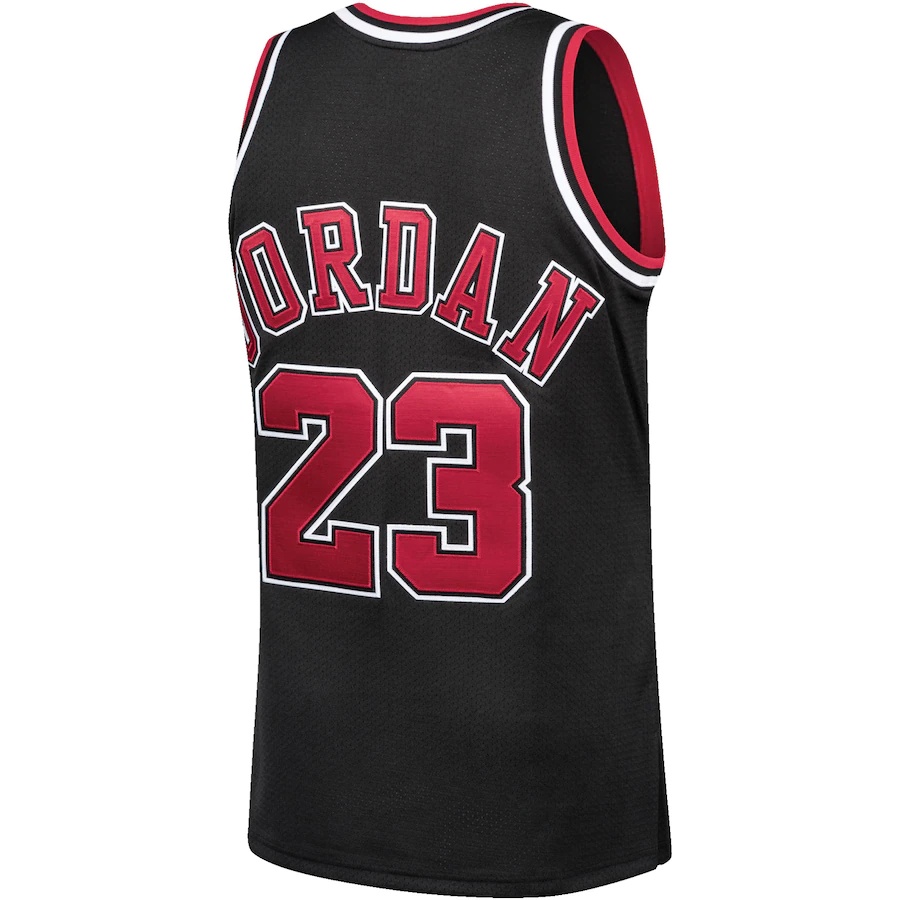 chicago bulls 23 jersey black