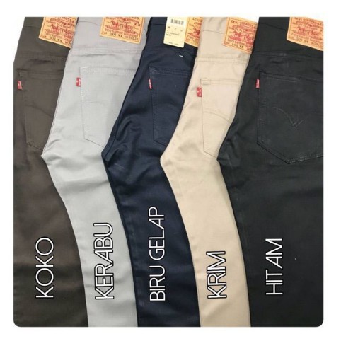 Seluar Slack Jeans Straightcut Brand Levs Unisex | Shopee Malaysia