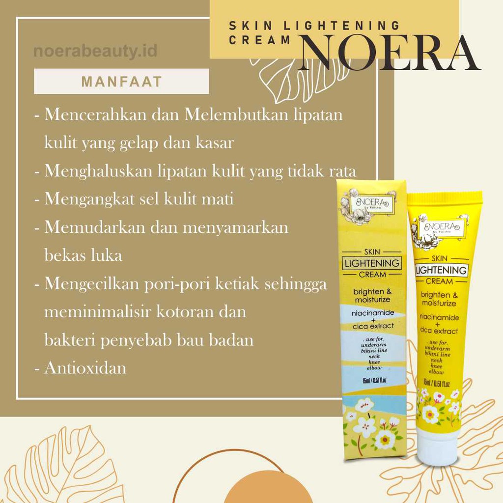 Ready Noera Skin Lightening Cream Bpom Lightening Cream Noerabeautycare Noeraskincare Cream Malaysia