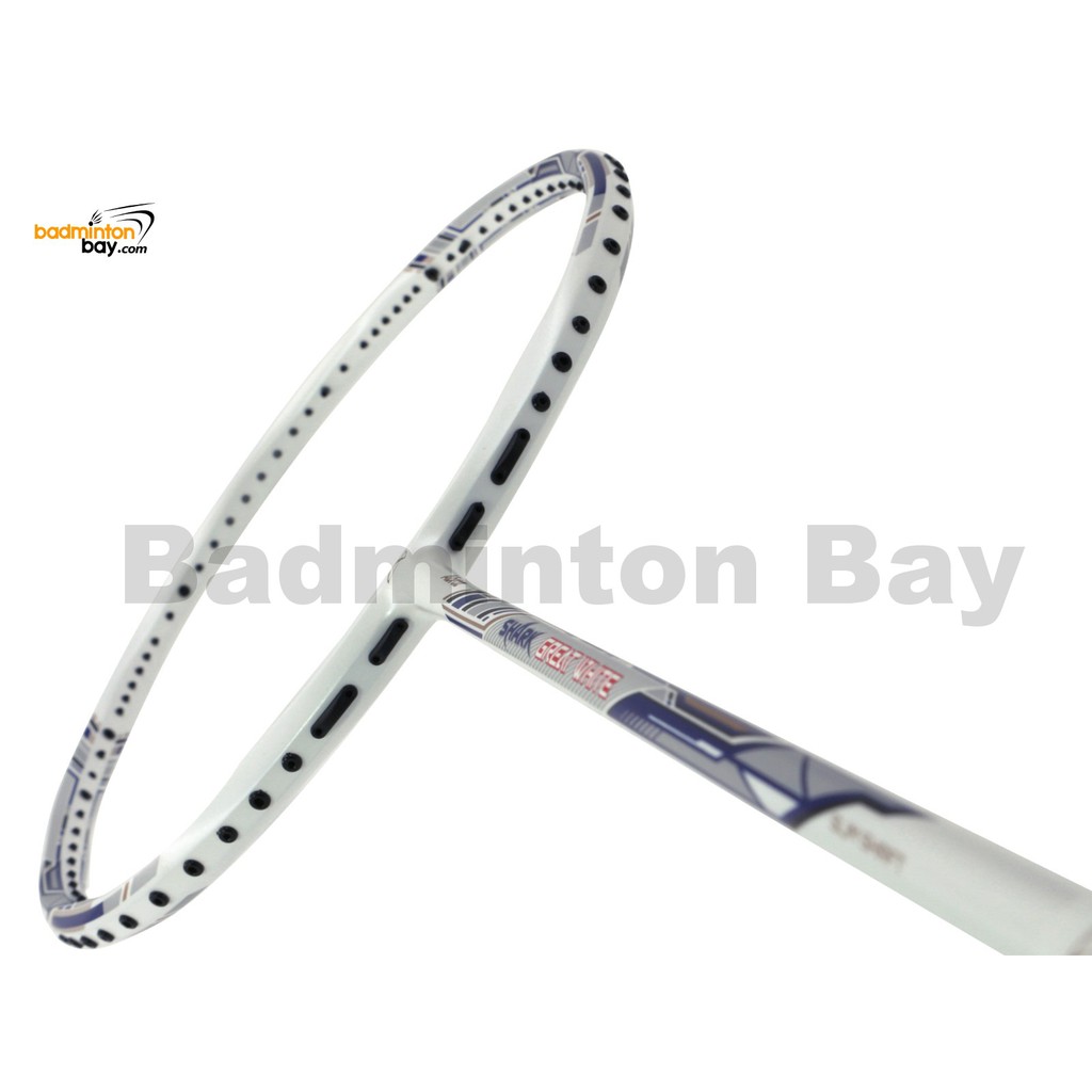 white badminton racket