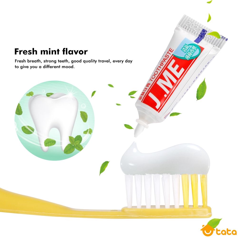 individually wrapped toothbrushes with toothpaste