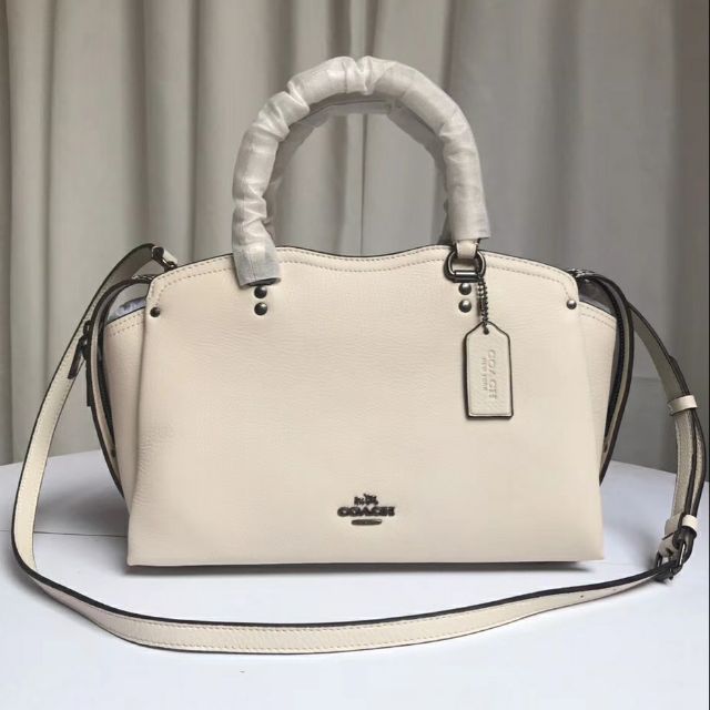 coach snakeskin satchel