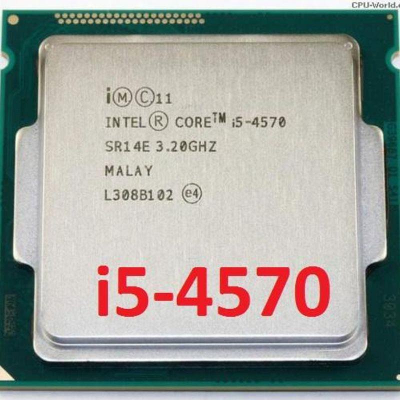 Synchronous Pc Processor Intel I5 4570 Cpu 6m Memory Cushion Max 3 60 Ghz Sk 1150 Supports H81 B85 Shopee Malaysia
