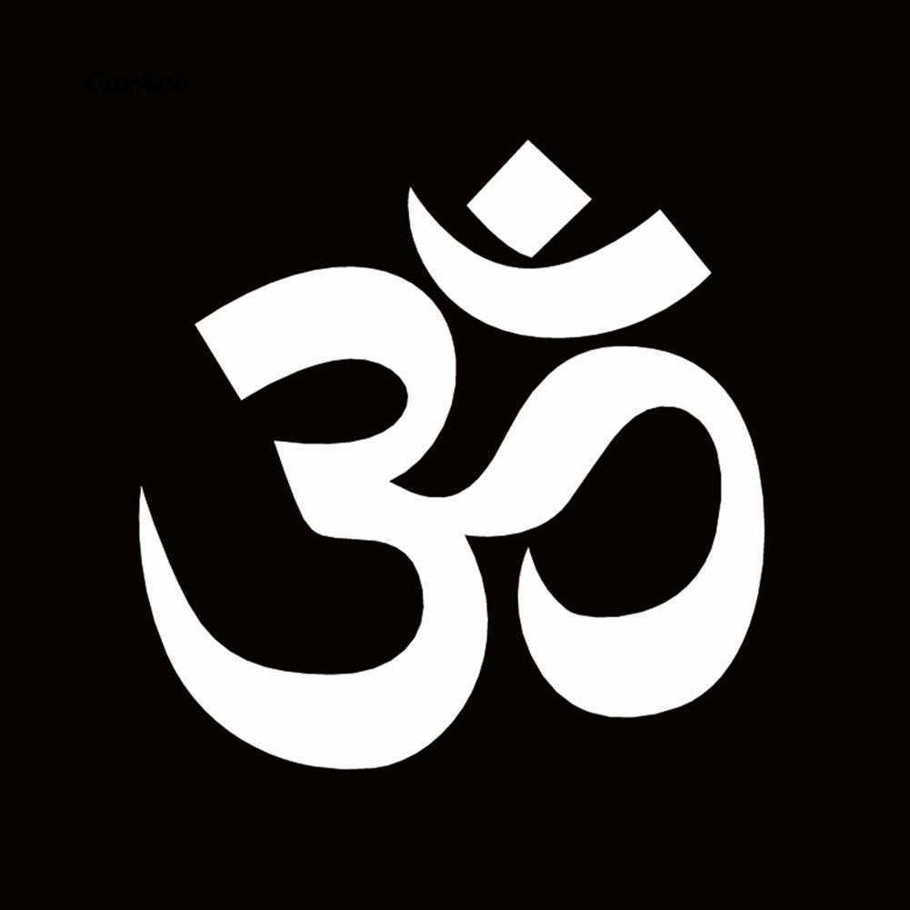 Cara Simple Om Aum Symbol Yoga Removable Car Sticker Truck Boat Window Bumper Decal Shopee Malaysia