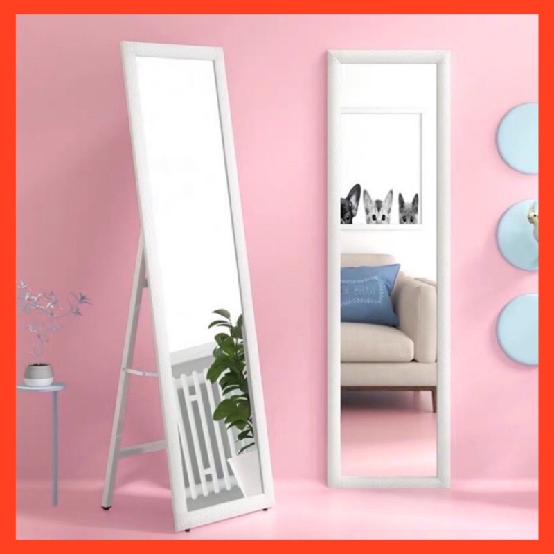 IKEA Northern Europe Style Dressing Wood Mirror Dressing Mirror