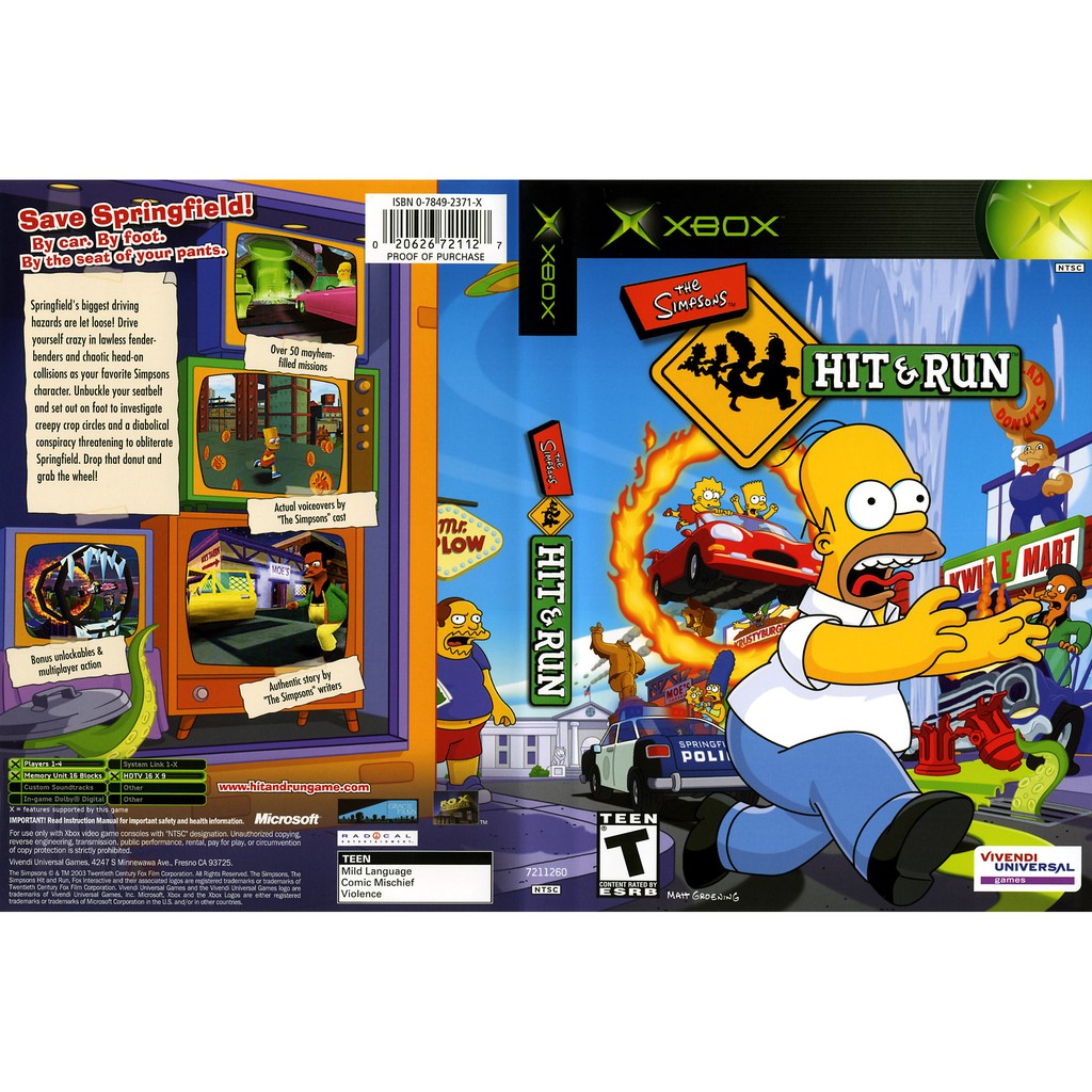 simpsons hit and run on xbox one