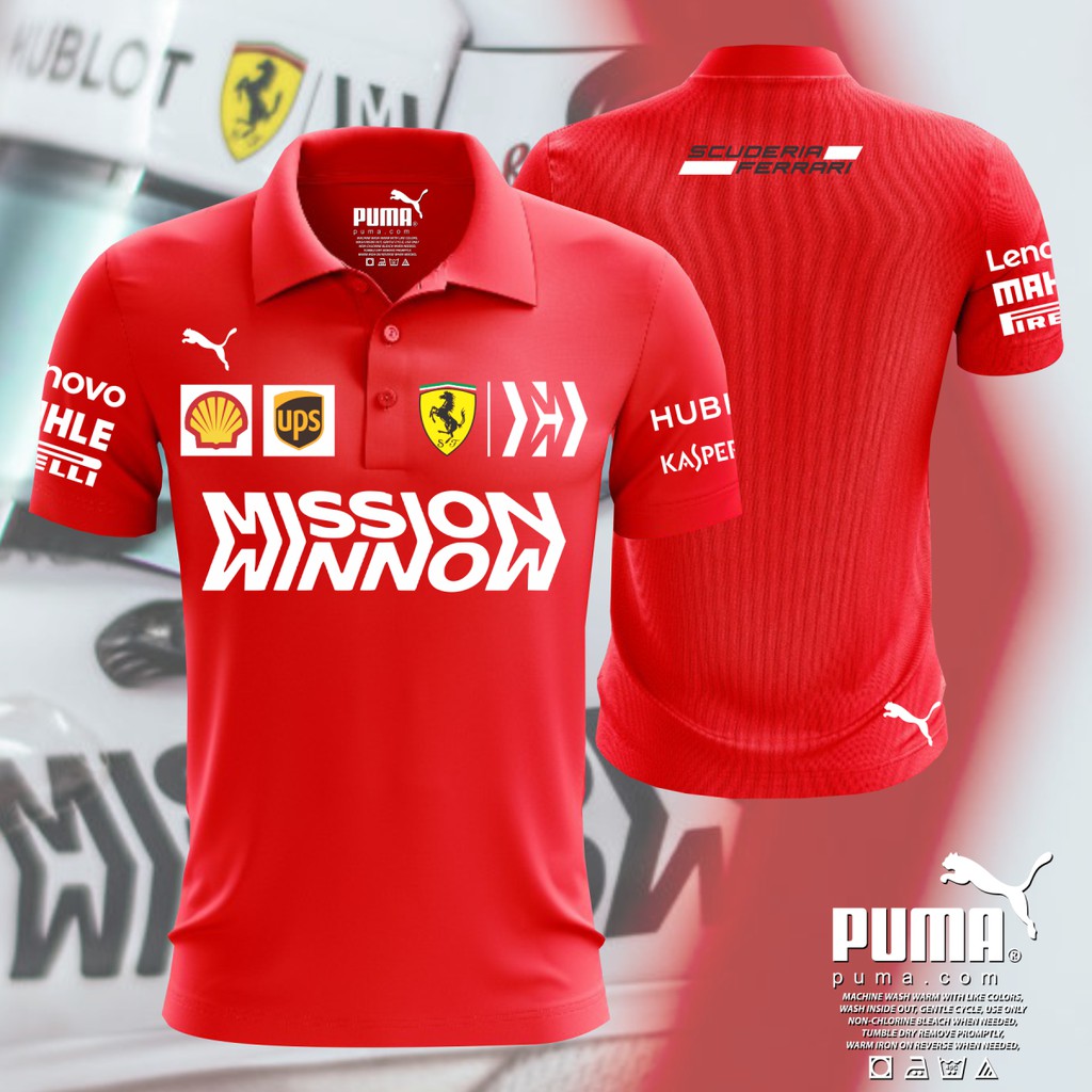 ferrari f1 polo shirt 2019