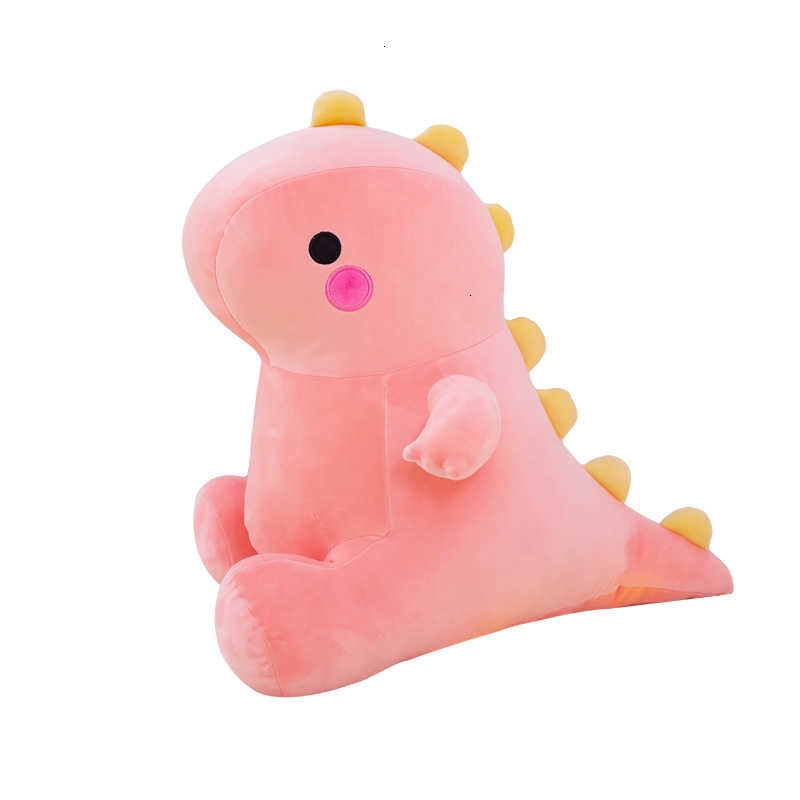 pink plush dinosaur